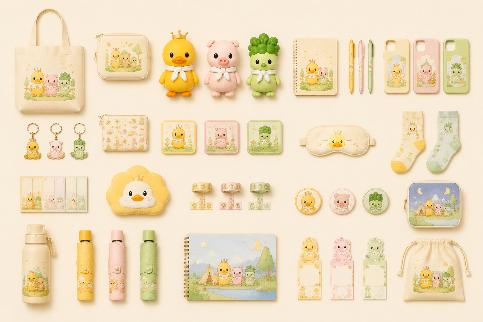 AIGC IP 生活系列衍生品展示二